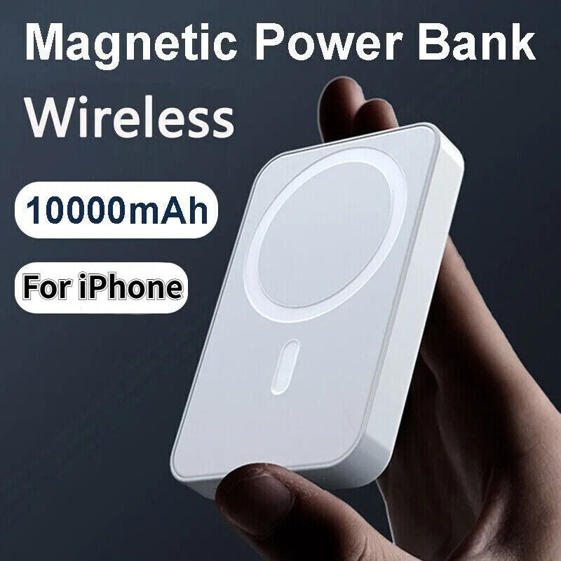 10000Mah Power Bank Magnetic Batterypack Wireless Charger for Iphone 15/14/13/12